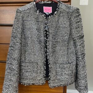 Kate Spade metallic tweed jacket, nwt